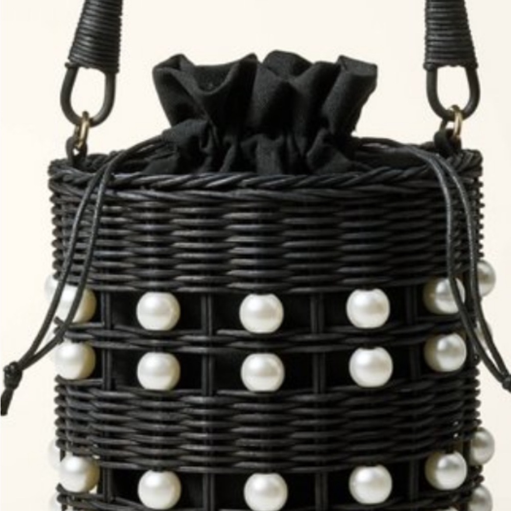 NWT Pearl Embellished basket bucket bag Kate Spade New York X Target - Picture 2 of 4